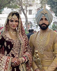 Fashion Designe duo Rimple and Harpreet Narula with Simran Kaur Mundi and Gurickk G Maan