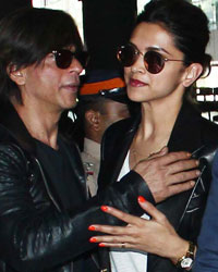 Shah Rukh Khan and Deepika Padukone Shah Rukh Khan and Deepika Padukone