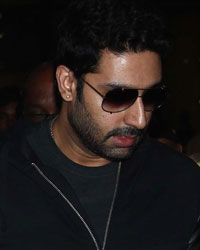 Abhishek Bachchan at HNY Team Snapped at Airport