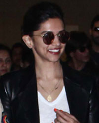 Deepika Padukone at HNY Team Snapped at Airport