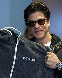 Shah Rukh Khan at HNY Team at Google and Twitter HQ