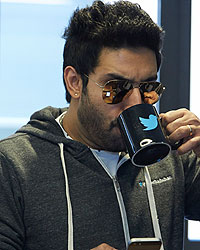 Abhishek Bachchan at HNY Team at Google and Twitter HQ