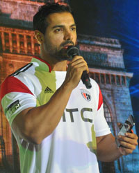 John Abraham at HTC Desire Eye Launch