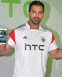 John Abraham at HTC Desire Eye Launch
