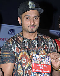 Yo Yo Honey Singh at Honey Singh Unveils Top Celebrity Brands Book