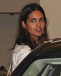 Esha Gupta at Humshakals Cast at Saif Residence