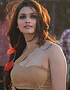 Prachi Desai at I Me Aur Main Shoot