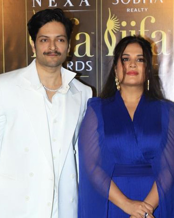 Ali Fazal and Richa Chadha