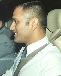 Mahendra Singh Dhoni at Ishant Sharma Weds Pratima Singh