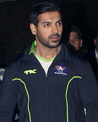 John Abraham at John Abraham at Hero Hockey India League