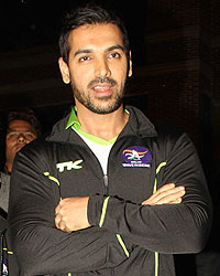John Abraham at John Abraham at Hero Hockey India League