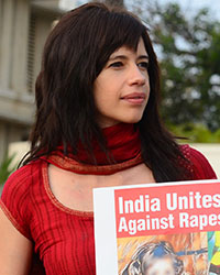 Kalki Koechlin at Justice for Asifa Protest