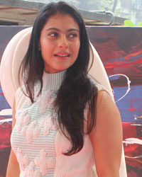 Kajol at Kajol Unveils Sculpture by Rouble Nagi