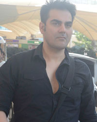 Arbaaz Khan at Khan Family Leaves for Hyderabad