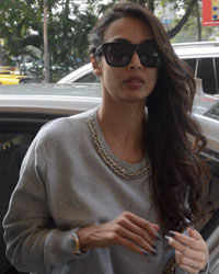 Malaika Arora at Khan Family Leaves for Hyderabad