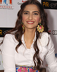 Sonam Kapoor at Khoobsurat Press Meet