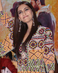 Sonam Kapoor at Khoobsurat Promotion at Sangam Event