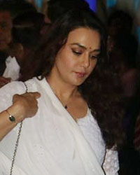 Preity Zinta at Krishna Raj Kapoor Prayer Meet