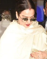 Rekha at Krishna Raj Kapoor Prayer Meet