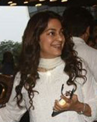 Juhi chawla at Krishna Raj Kapoor Prayer Meet