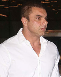 Sohail Khan at Krishna Raj Kapoor Prayer Meet