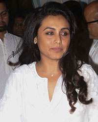 Rani Mukerji at Krishna Raj Kapoor Prayer Meet