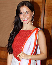 Elli Avram at Launch of Indian National Anthem Video