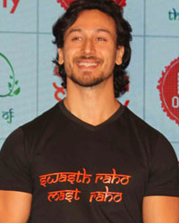 Tiger Shroff at Launch of Shilpa Shetty Wellness Series