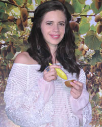 Kalki Koechlin at Launch of Zespri SunGold Kiwifruit in India