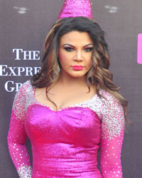 Rakhi Sawant at Life OK Screen Awards 2015