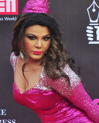 Rakhi Sawant at Life OK Screen Awards 2015