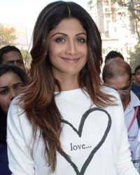 Shilpa Shetty at Little Hearts Marathon 2016