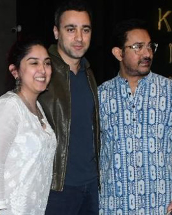 Nupur Shikhare, Ira khan, Imran Khan and Aamir Khan