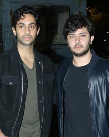 Agastya Nanda and Nirvaan Khan