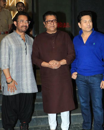 Aamir Khan, Raj Thackeray and Sachin Tendulkar