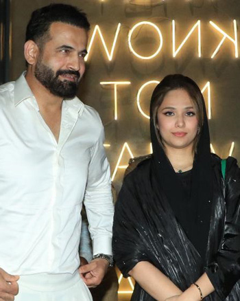 Irfan Pathan, Safa Baiga, Sagarika Ghatge and Zaheer Khan