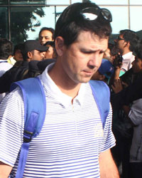 Ricky Ponting at MI Team Spotted at Airport