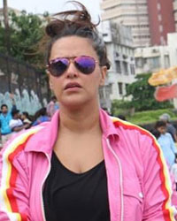 Neha Dhupia at Mahim Beach Cleanup Drive