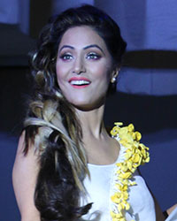 Hina Khan at Mega Hair Show Marigold