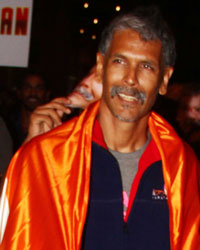 Milind Soman at Milind Soman Wins Iron Man Award