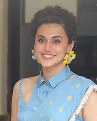 Taapsee Pannu at Mission Mangal Promotion