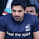 John Abraham at Mumbai Marathon-2011