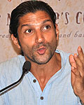 Farhan Akhtar at Mumbai Mohabbat Aur Tanhai Launch