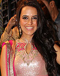 Neha Dhupia at Neha-Sagarika Promote Rush