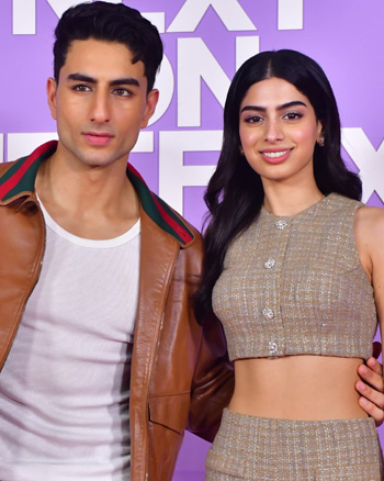 Ibrahim Ali Khan and Khushi Kapoor