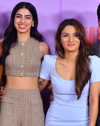 Apoorva Mehta, Ibrahim Ali Khan, Khushi Kapoor, Karan Johar