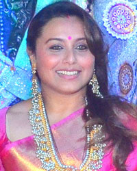 Rani Mukherjee at North Bombay Durga Puja Celebrations