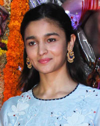 Alia Bhatt at North Bombay Durga Puja Celebrations