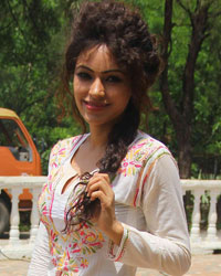 Devshi Khanduri at On Location Shoot of Khel Toh Ab Shuru Hoga