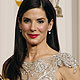 Best actress winner Sandra Bullock from the film The Blind Side displays her Oscar at the 82nd Academy Awards in Hollywood